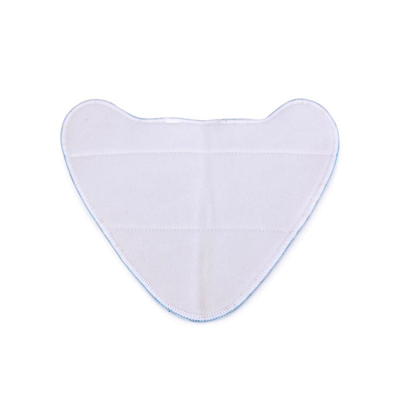 4 PCS Mop Cloth Cover Triangle Twisted Pigtail Mop Replacement Pad for VAX S85-CM(Blue)