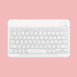 Universal Ultra-Thin Portable Bluetooth Keyboard For Tablet Phones, Size:7 inch(White Keyboard) - Universal Keyboard by PMC TechLife | Online Shopping South Africa | PMC TechLife