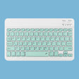 Universal Ultra-Thin Portable Bluetooth Keyboard and Mouse Set For Tablet Phones, Size:10 inch(Green Keyboard) - Universal Keyboard by PMC TechLife | Online Shopping South Africa | PMC TechLife