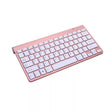 USB External Notebook Desktop Computer Universal Mini Wireless Keyboard Mouse, Style:Keyboard(Rose Gold) - Wireless Keyboard by PMC TechLife | Online Shopping South Africa | PMC TechLife | Buy Now Pay Later Mobicred