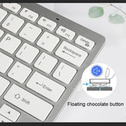 X5 Ultra-thin Mini Wireless Bluetooth Keyboard, Support Win / Android / IOS System(Silver)