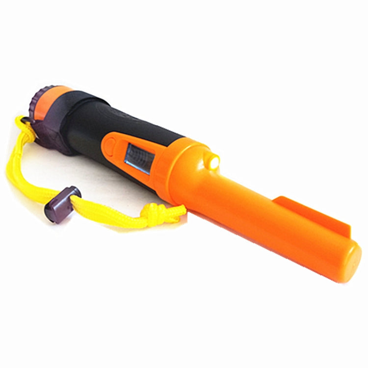 HS-10 Handheld Water-resistant Metal Detector LCD Display Metal Positioning Rod(Orange)