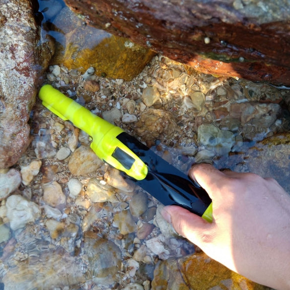 HS-10 Handheld Water-resistant Metal Detector LCD Display Metal Positioning Rod(Orange)