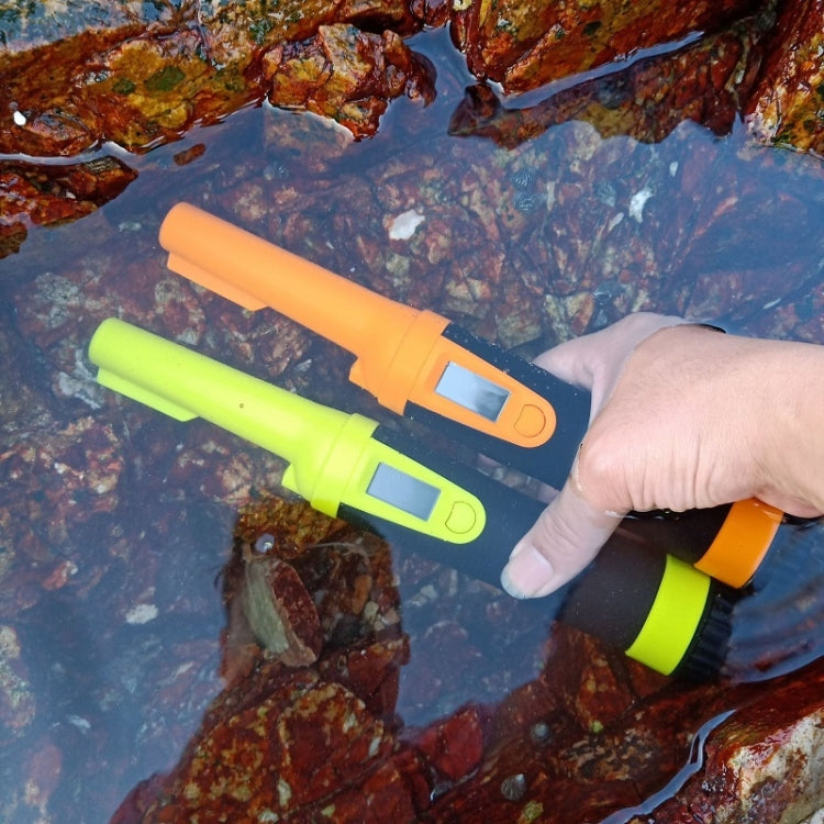 HS-10 Handheld Water-resistant Metal Detector LCD Display Metal Positioning Rod(Orange)