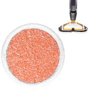 2 PCS Steam Mop Cleaning Replacement Cloth for Bissell 2124/2039A Series(Orange)