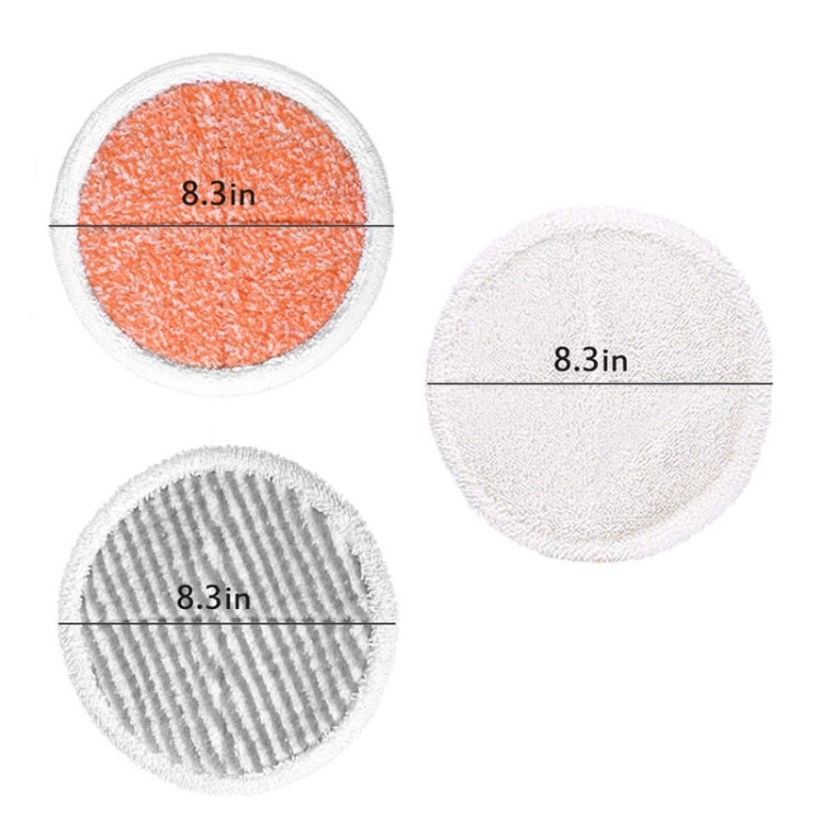 2 PCS Steam Mop Cleaning Replacement Cloth for Bissell 2124/2039A Series(Gray)