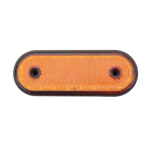 5 PCS MK-095 24V 20 LEDs Universal Truck Side Lights Truck Trailer Tail Lights(Yellow)