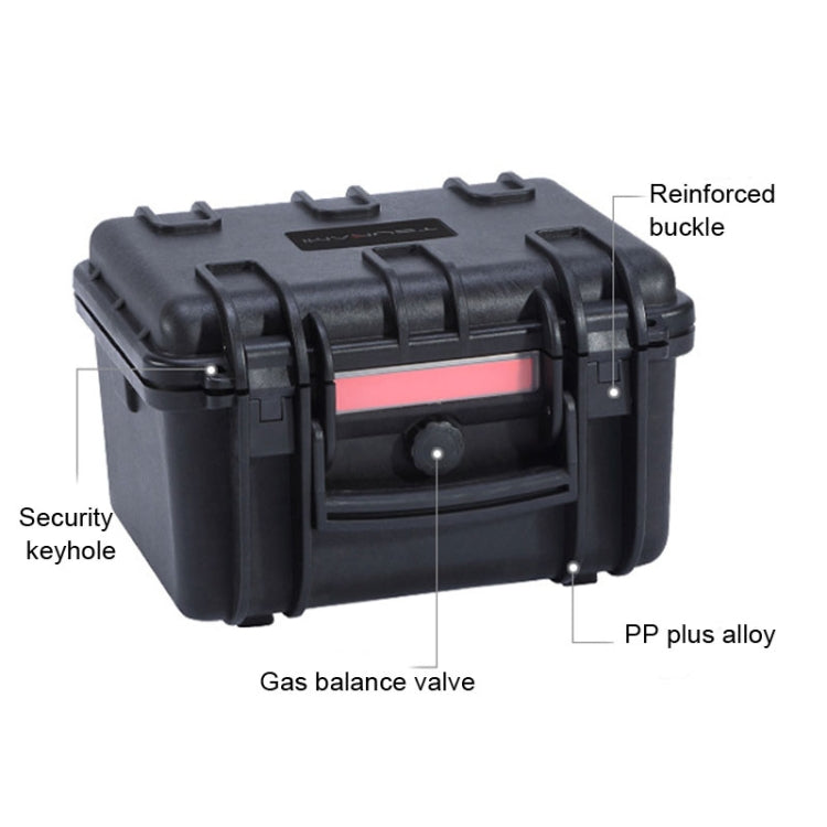 TSUNAMI Multifunctional Instrument Box Safety Protection Box Water-resistant Plastic Hardware Tool Box, Size:22x16x9cm