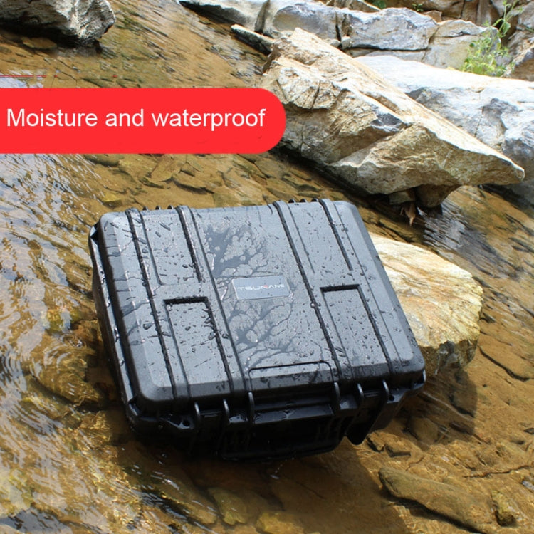 TSUNAMI Multifunctional Instrument Box Safety Protection Box Water-resistant Plastic Hardware Tool Box, Size:27x20x12cm