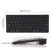 X5 Ultra-Thin Mini Wireless Keyboard + Wireless Mouse Set, Support Win / Android / IOS System(Silver)
