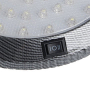 12V 46 LED Roof Light Camper Van Caravan Motor Home Boat White Light with ON / OFF Switch