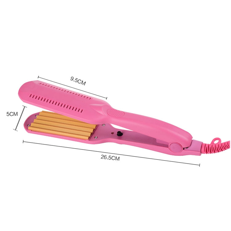 220V Professional Ceramic Corrugated Curling Iron(Blue)