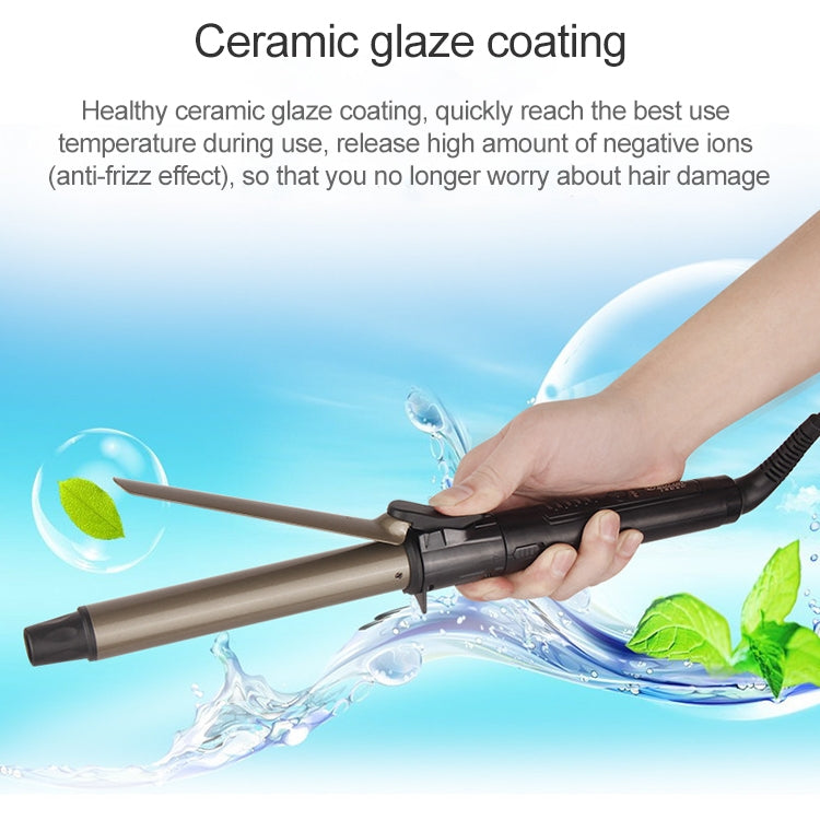 Nano Titanium Hair Curler with LED Digital Temperature Display, Size: 32mm, US Plug