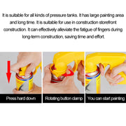 Spray Adaptor Paint Care Aerosol Spray Gun Handle Car Maintenance Tool