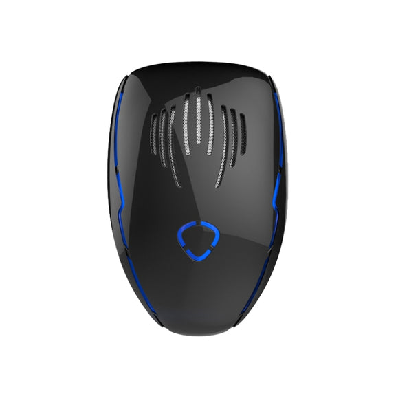 DC-9015 Household Energy-saving Multi-function Variable Frequency Ultrasonic Electronic Mouse and Mosquito Repellent, Style:EU Plug(Black)