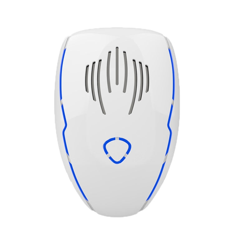 DC-9015 Household Energy-saving Multi-function Variable Frequency Ultrasonic Electronic Mouse and Mosquito Repellent, Style:US Plug(White)