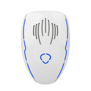 DC-9015 Household Energy-saving Multi-function Variable Frequency Ultrasonic Electronic Mouse and Mosquito Repellent, Style:US Plug(White)