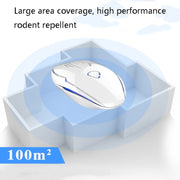DC-9015 Household Energy-saving Multi-function Variable Frequency Ultrasonic Electronic Mouse and Mosquito Repellent, Style:US Plug(White)