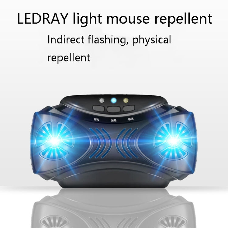 DC-9010 USB Charging Ultrasonic Mosquito Repellent Portable Insect Repellent(Black)