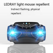 DC-9010 USB Charging Ultrasonic Mosquito Repellent Portable Insect Repellent(Black)