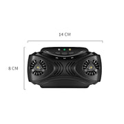 DC-9010 USB Charging Ultrasonic Mosquito Repellent Portable Insect Repellent(Black)