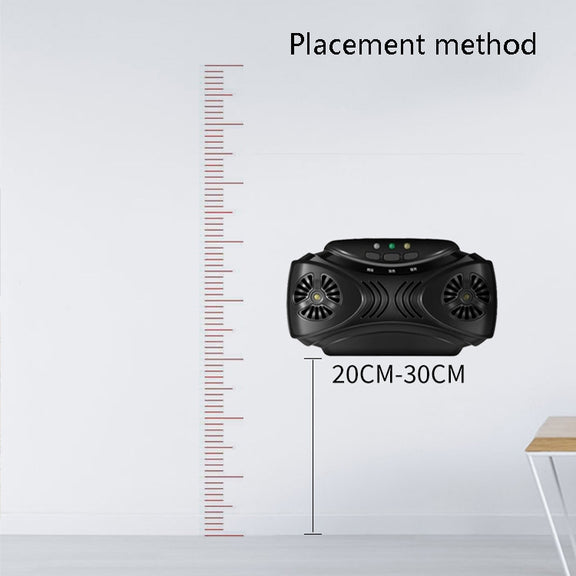 DC-9010 USB Charging Ultrasonic Mosquito Repellent Portable Insect Repellent(Black)