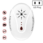 DC-9007 Ultrasonic Mosquito Repellent Portable Insect Repellent, Style:US Plug(White)