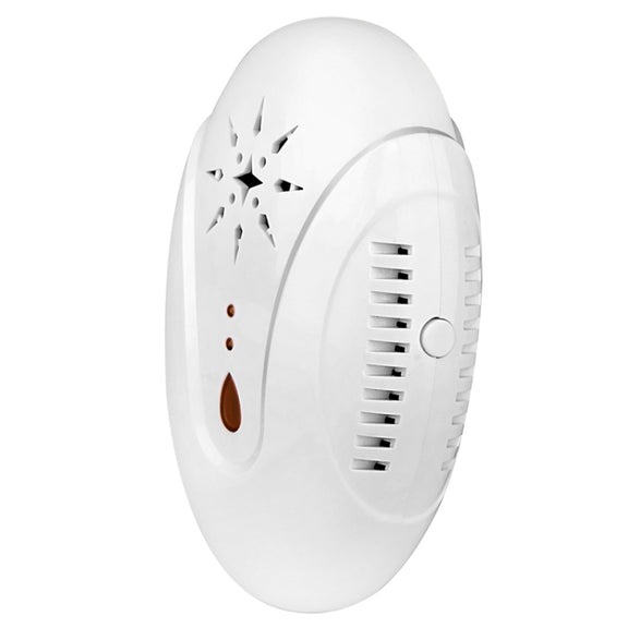 DC-9007 Ultrasonic Mosquito Repellent Portable Insect Repellent, Style:EU Plug(White)