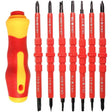 7 in 1 Bit Insulation Multipurpose Repair Tool Screwdriver Set(Red) - Screwdriver Set by PMC TechLife | Online Shopping South Africa | PMC TechLife | Buy Now Pay Later Mobicred