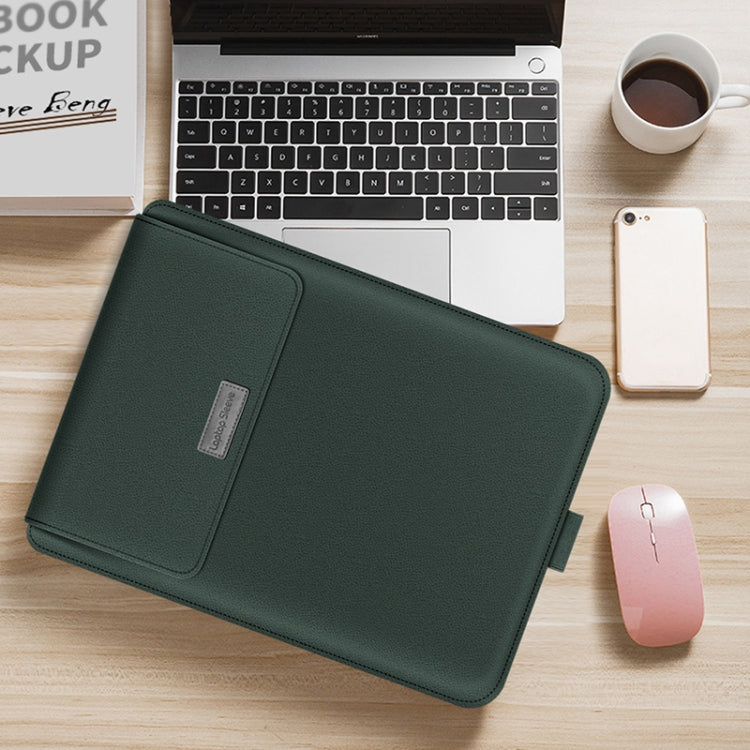 A2 4 in 1 Computer Bracket Liner Bag Storage Bag, Size:15 inch(Green)