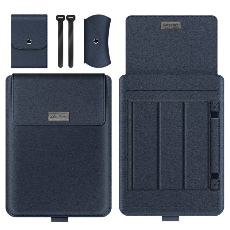 A2 4 in 1 Computer Bracket Liner Bag Storage Bag, Size:15 inch(Dark Blue)