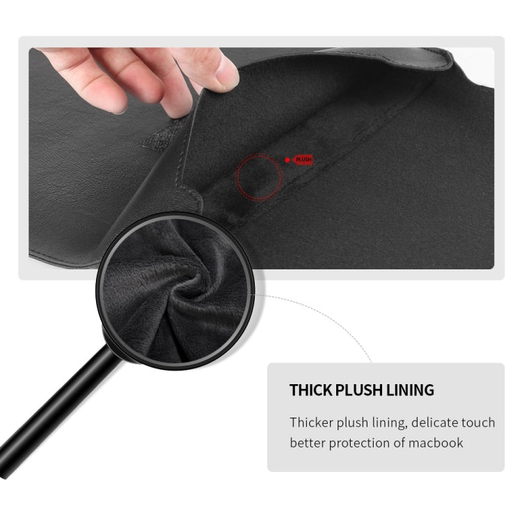 A2 4 in 1 Computer Bracket Liner Bag Storage Bag, Size:15 inch(Dark Blue)