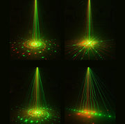 R90 8W UV Mini Laser Light Sound Control Induction Stage Atmosphere Light Bar KTV Laser Light, Specification: USB Plug-in