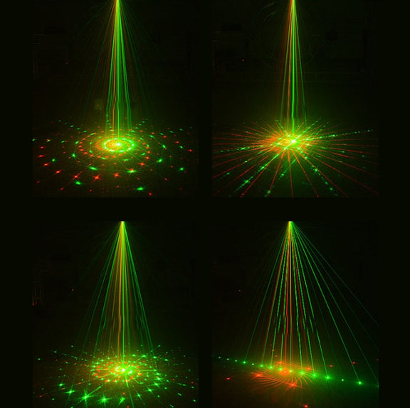 R90 8W UV Mini Laser Light Sound Control Induction Stage Atmosphere Light Bar KTV Laser Light, Specification: USB Plug-in