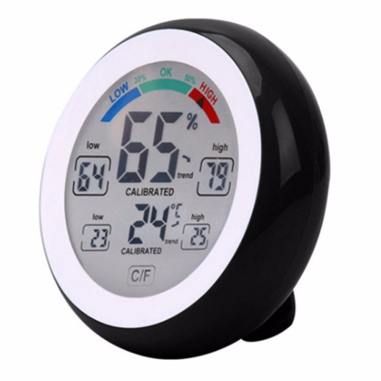 TS-S93 Multifunctional Digital Thermometer Hygrometer Temperature Humidity Meter, Value Trend Display C/Funit