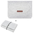 Portable Air Permeable Felt Sleeve Bag for MacBook Laptop, with Power Storage Bag, Size:12 inch(Grey) - Protective Bags by PMC Jewellery | Online Shopping South Africa | PMC Jewellery | Buy Now Pay Later Mobicred