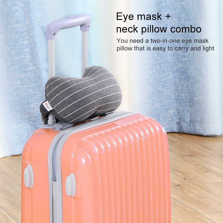 Business Travel Portable Pillow Eye Protection(Dark Grey)