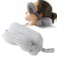 Business Travel Portable Pillow Eye Protection(Light Grey) - Cushions & Pillows by PMC TechLife | Online Shopping South Africa | PMC TechLife | Buy Now Pay Later Mobicred