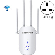 COMFAST CF-WR758AC Dual Frequency 1200Mbps Wireless Repeater 5.8G WIFI Signal Amplifier, UK Plug