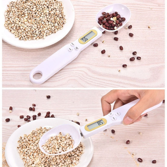 ABS Electronic Measuring Spoon Spoon Weighing Measuring Tool, Specification: 500g/0.1g, Colour: Black