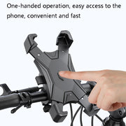 Electric Car Rearview Mirror Mobile Phone Bracket Bicycle Mobile Phone Bracket Motorcycle Handle Mobile Phone Bracket Riding Bracket, Colour: Bicycle Handle