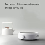 Mini Small Electrical Ceramic Stove Tea Cooker Induction Cooker, CN Plug(White)