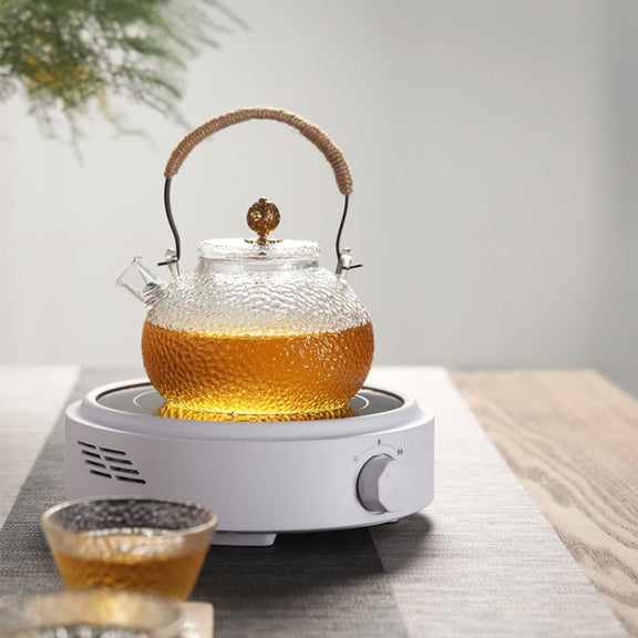 Mini Small Electrical Ceramic Stove Tea Cooker Induction Cooker, CN Plug(White)
