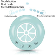 Large Suction Smart Electric Bilateral Breast Pump 12-Speed Silent Breast Pump(Yellow)