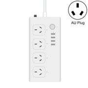 Home Office Wifi Mobile Phone Remote Control Timer Switch Voice Control Power Strip, Line length: 1.5m(AU Plug)