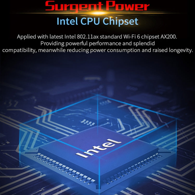 COMFAST Gaming Game 3000Mbps Gigabit Dual-Frequency Wireless Desktop Computer PCIE Wireless Network Card, Coverage: AX200