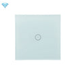 Wifi Wall Touch Panel Switch Voice Control Mobile Phone Remote Control, Model: White 1 Gang (Zero Firewire Wifi) - Smart Switch by PMC TechLife | Online Shopping South Africa | PMC TechLife | Buy Now Pay Later Mobicred