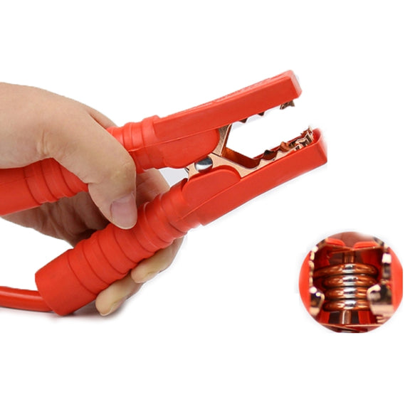 1000A  Insulated Car Battery Cord Alligator Clip Pure Copper Battery Clip Car Ignition Wire