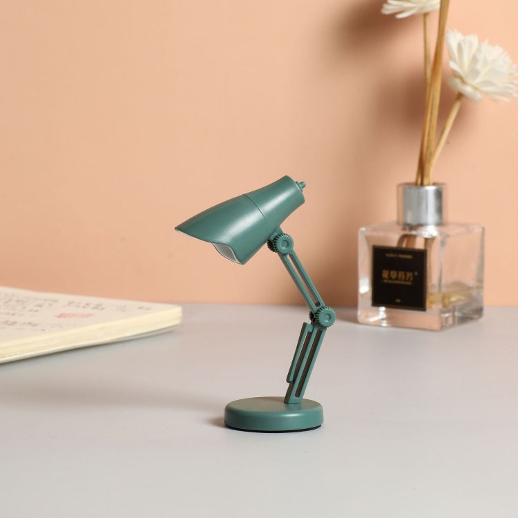 3 PCS Mini LED Desk Lamp Folding Portable Night Light Magnetic Eye Protection Desk Lamp(LD01-Green)