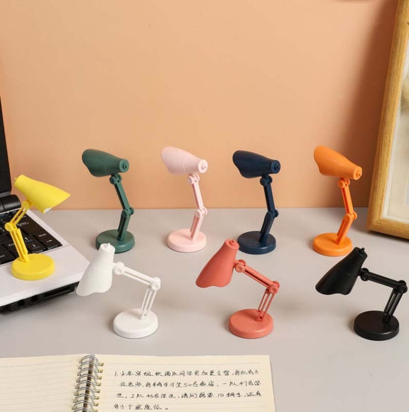 3 PCS Mini LED Desk Lamp Folding Portable Night Light Magnetic Eye Protection Desk Lamp(LD02-Black)